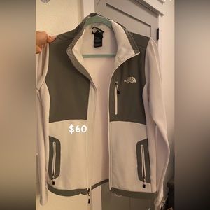 White north face jacket